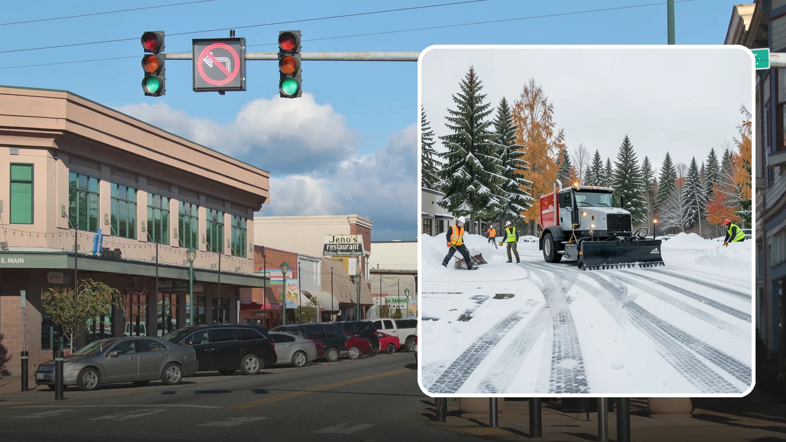 Retail Store Parking Lot Snow Removal in Monroe, Snohomish County, WA - We clear retail lots so Western Washington shoppers can park and reach the storefront the moment doors open.