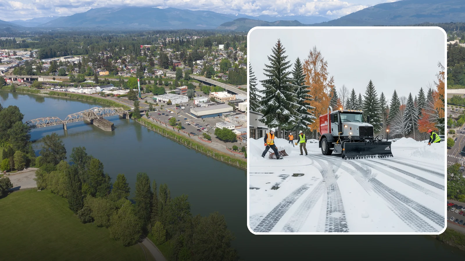 Retail Store Parking Lot Snow Removal in Mount Vernon, Skagit County, WA - We clear retail lots so Western Washington shoppers can park and reach the storefront the moment doors open.
