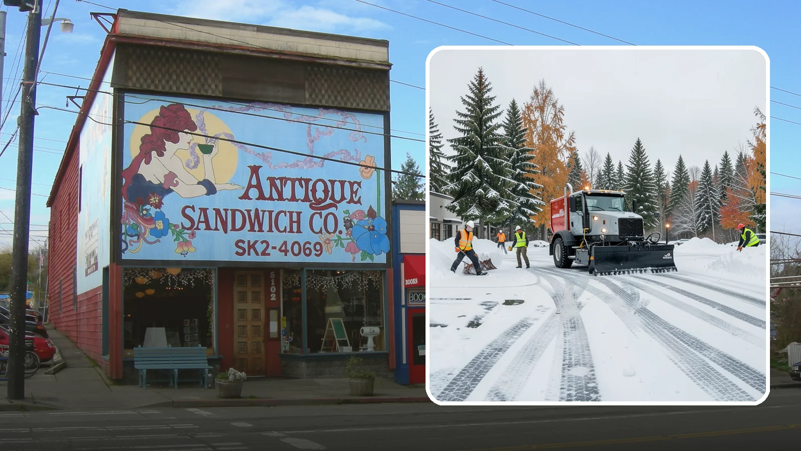 Retail Store Parking Lot Snow Removal in Ruston, Pierce County, WA - We clear retail lots so Western Washington shoppers can park and reach the storefront the moment doors open.