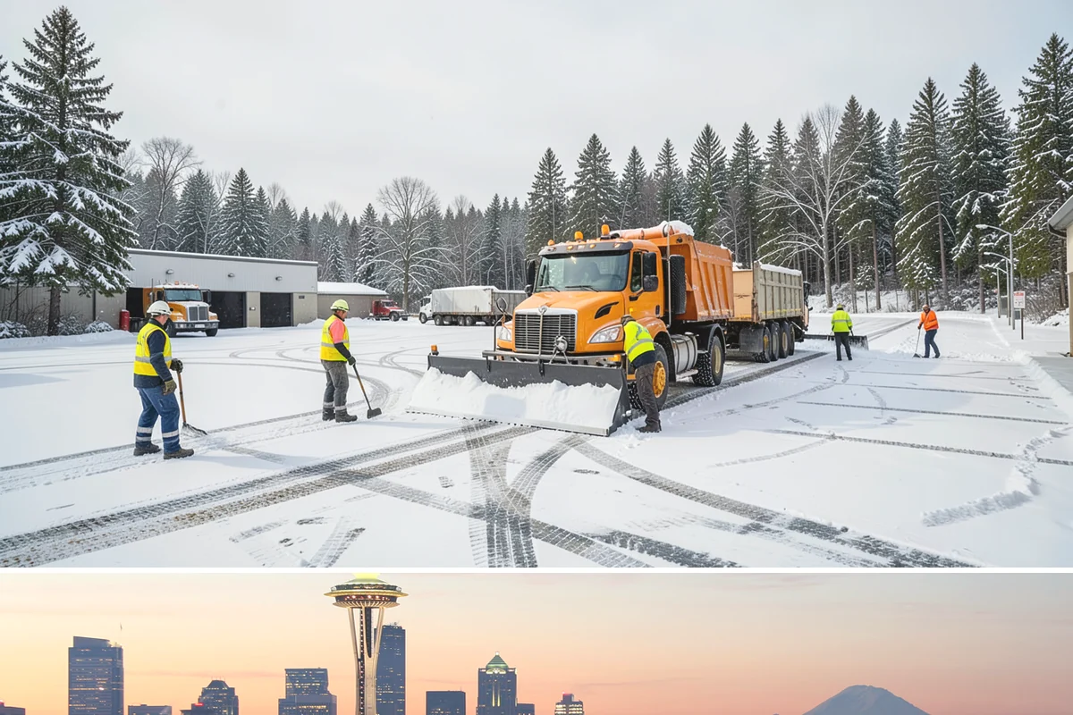 Retail Store Parking Lot Snow Removal in Seattle, King County, WA - Retail lots in Western Washington face the highest snow disruption from late November through February, spanning the holiday...