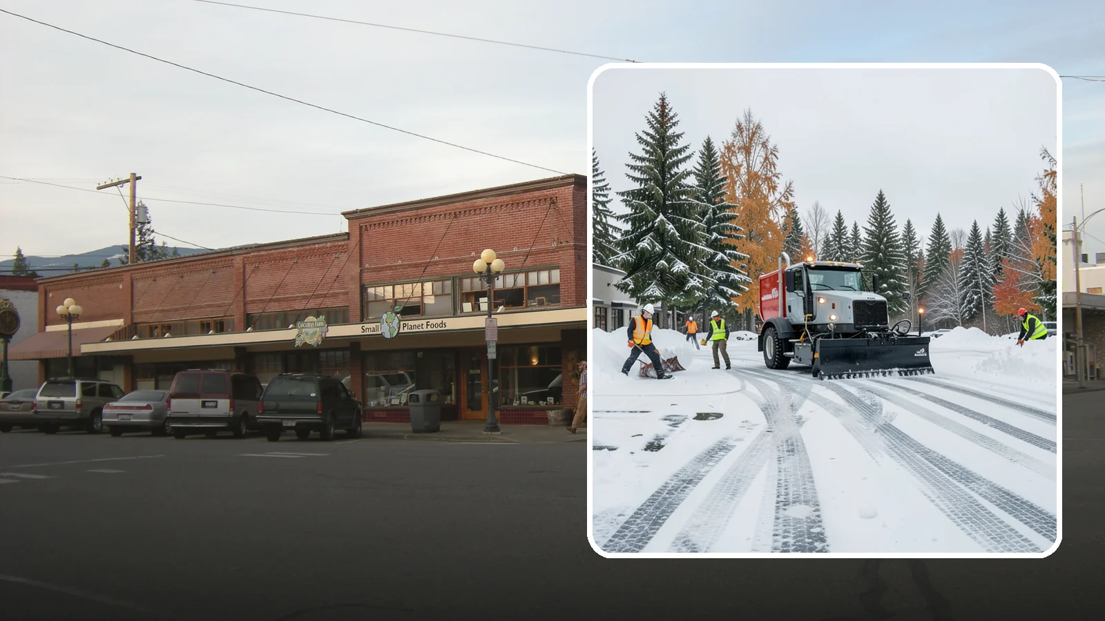 Retail Store Parking Lot Snow Removal in Sedro-Woolley, Skagit County, WA - We clear retail lots so Western Washington shoppers can park and reach the storefront the moment doors open.