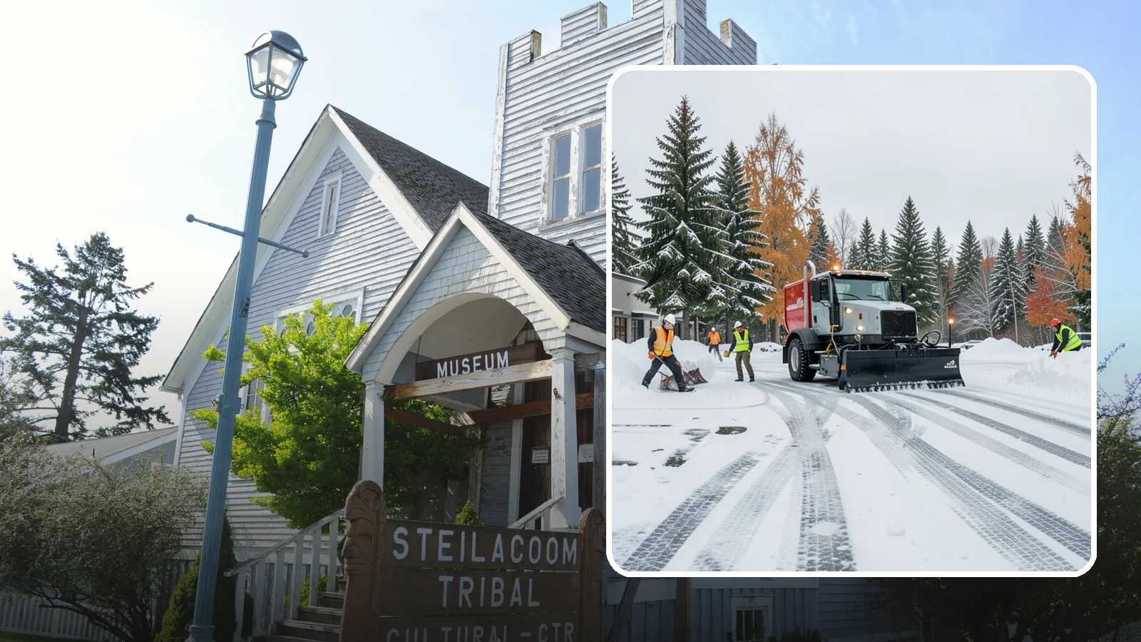 Retail Store Parking Lot Snow Removal in Steilacoom, Pierce County, WA - We clear retail lots so Western Washington shoppers can park and reach the storefront the moment doors open.