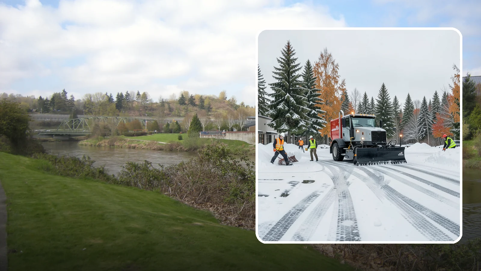 Retail Store Parking Lot Snow Removal in Tukwila, King County, WA - We clear retail lots so Western Washington shoppers can park and reach the storefront the moment doors open.