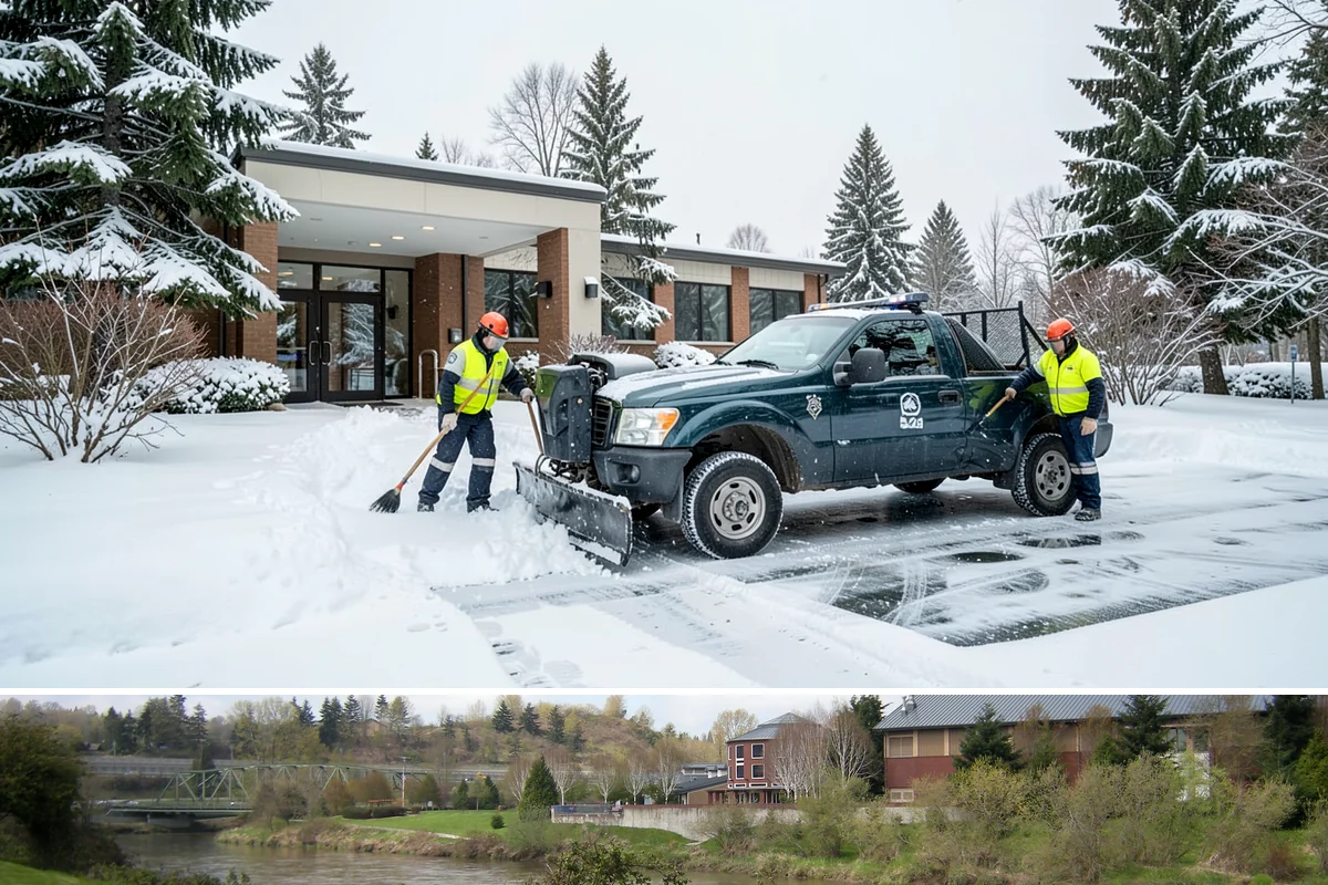 Retail Store Parking Lot Snow Removal in Tukwila, King County, WA - Retail lots in Western Washington face the highest snow disruption from late November through February, spanning the holiday...