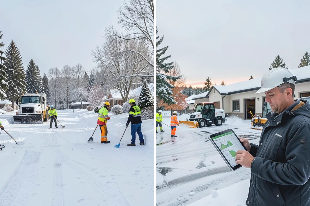 Retail Store Sidewalk Clearing in Auburn, King County, WA - Clear the entry apron and storefront walk before opening