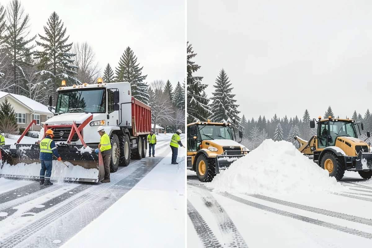 Retail Store Sidewalk Clearing in Black Diamond, King County, WA - Clear the entry apron and storefront walk before opening