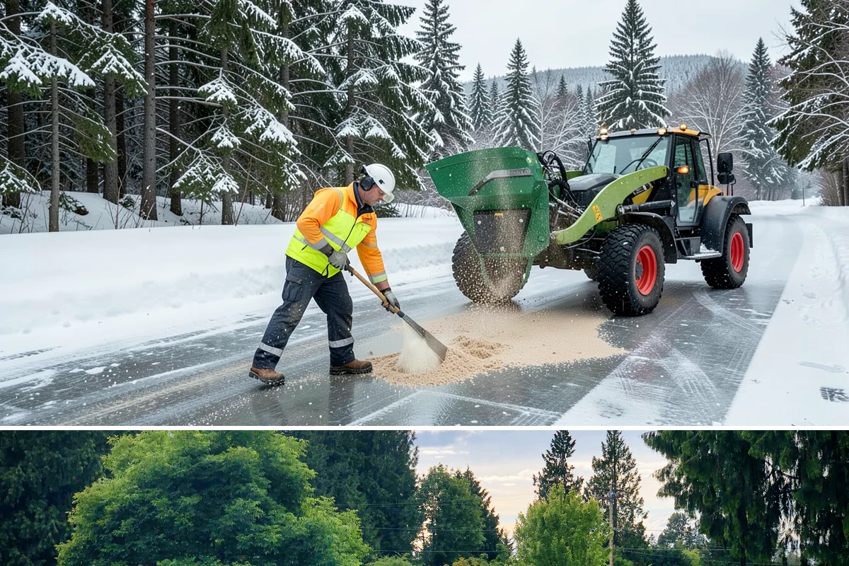 Retail Store Sidewalk Clearing in Bonney Lake, Pierce County, WA - Retail sidewalk risk is highest from late November through February, especially during daytime thaw-refreeze that rebuilds ice at...