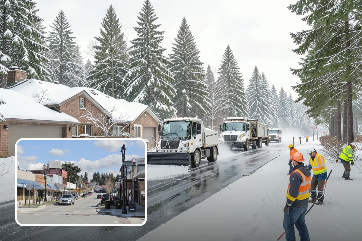 Retail Store Sidewalk Clearing in Bothell, King County, WA - Keeps your doors open and customers arriving during winter weather