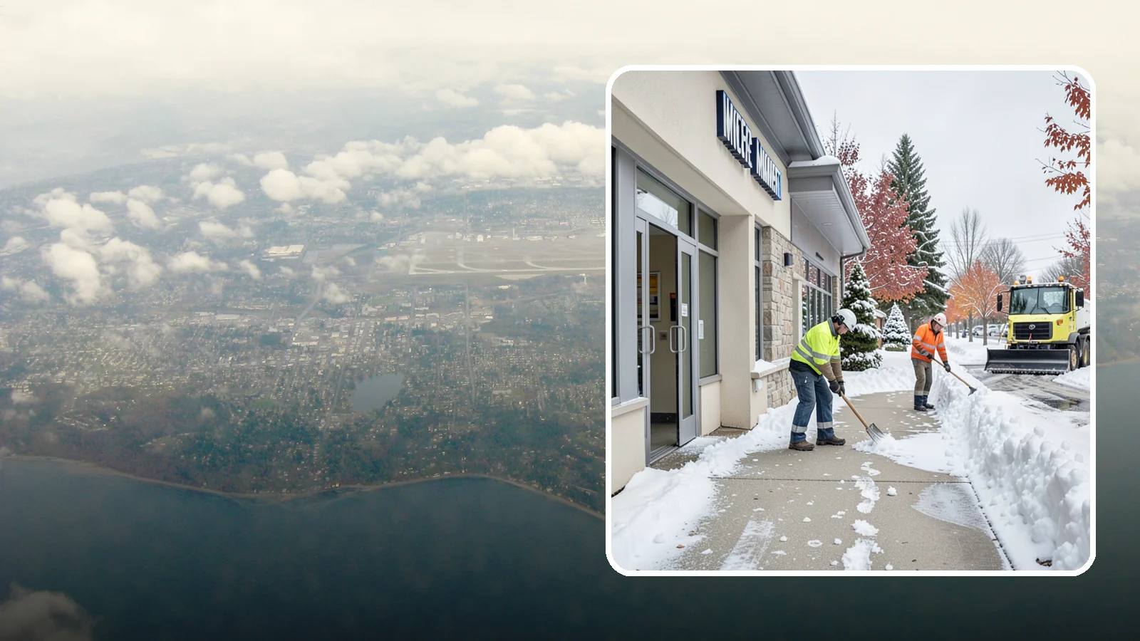 Retail Store Sidewalk Clearing in Burien, King County, WA - Storefront and entrance sidewalk clearing for Western Washington retailers that keeps customers safe and your doors open through...