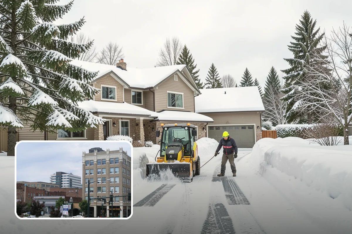 Retail Store Sidewalk Clearing in Everett, Snohomish County, WA - Keeps your doors open and customers arriving during winter weather