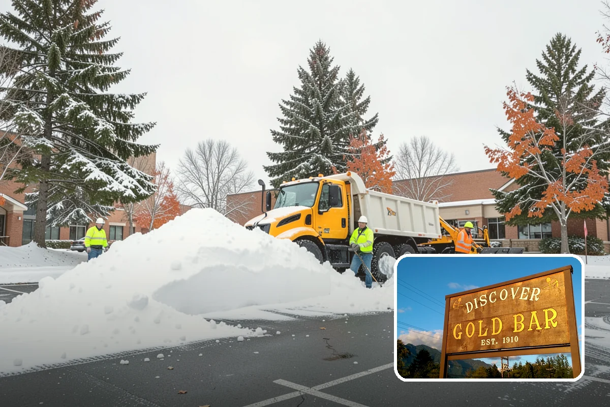Retail Store Sidewalk Clearing in Gold Bar, Snohomish County, WA - Keeps your doors open and customers arriving during winter weather