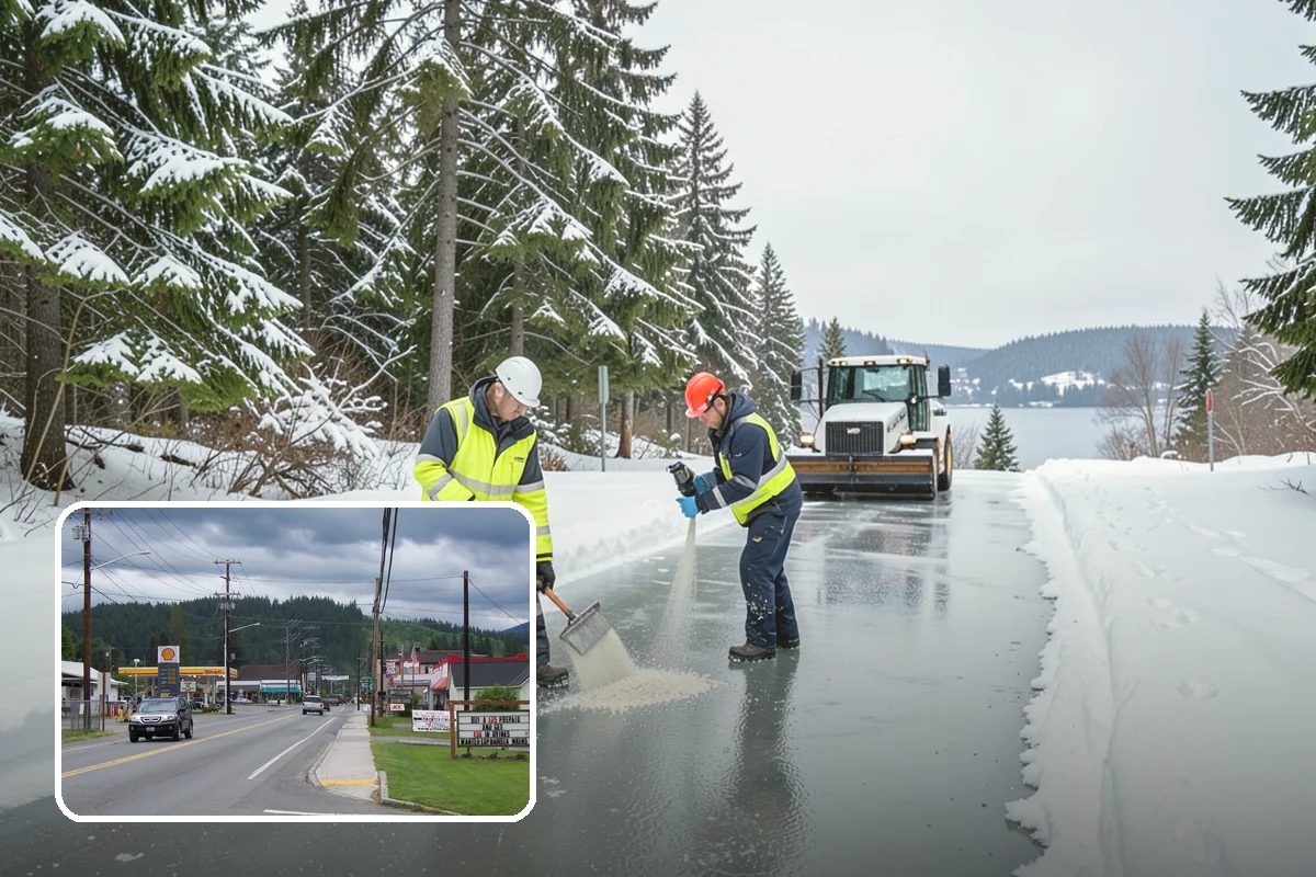 Retail Store Sidewalk Clearing in Granite Falls, Snohomish County, WA - Keeps your doors open and customers arriving during winter weather