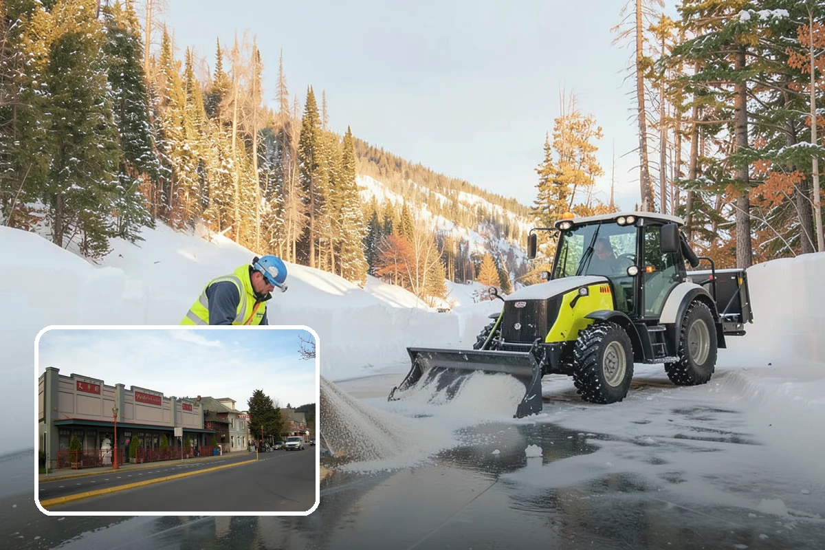 Retail Store Sidewalk Clearing in Issaquah, King County, WA - Keeps your doors open and customers arriving during winter weather