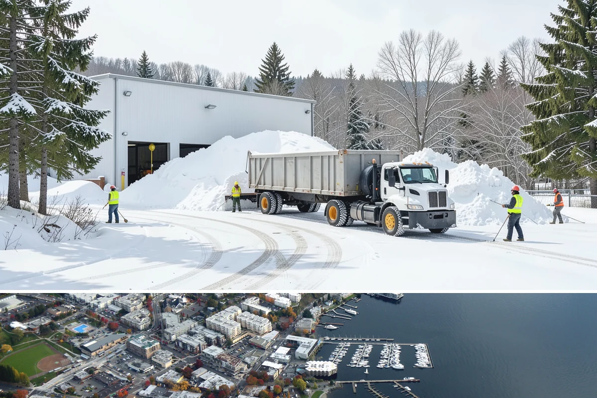Retail Store Sidewalk Clearing in Kirkland, King County, WA - Retail sidewalk risk is highest from late November through February, especially during daytime thaw-refreeze that rebuilds ice at...