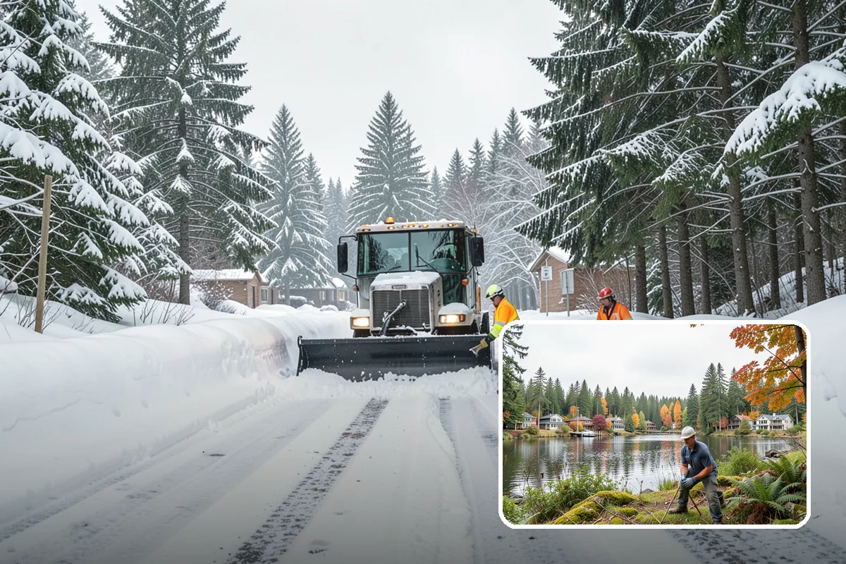 Retail Store Sidewalk Clearing in La Conner, Skagit County, WA - Keeps your doors open and customers arriving during winter weather