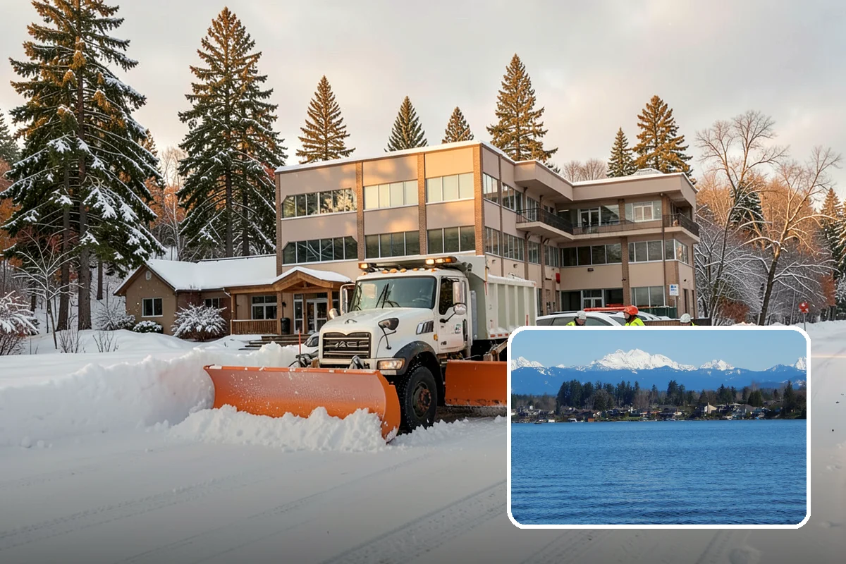 Retail Store Sidewalk Clearing in Lake Stevens, Snohomish County, WA - Keeps your doors open and customers arriving during winter weather