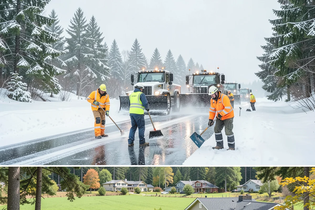 Retail Store Sidewalk Clearing in Lyman, Skagit County, WA - Retail sidewalk risk is highest from late November through February, especially during daytime thaw-refreeze that rebuilds ice at...