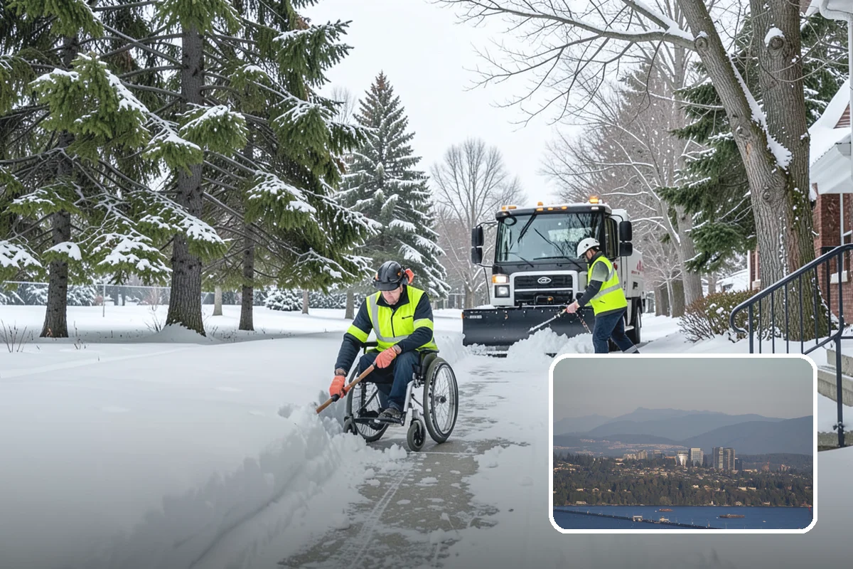Retail Store Sidewalk Clearing in Medina, King County, WA - Keeps your doors open and customers arriving during winter weather