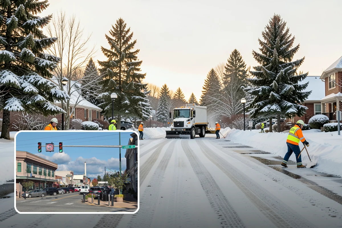 Retail Store Sidewalk Clearing in Monroe, Snohomish County, WA - Keeps your doors open and customers arriving during winter weather