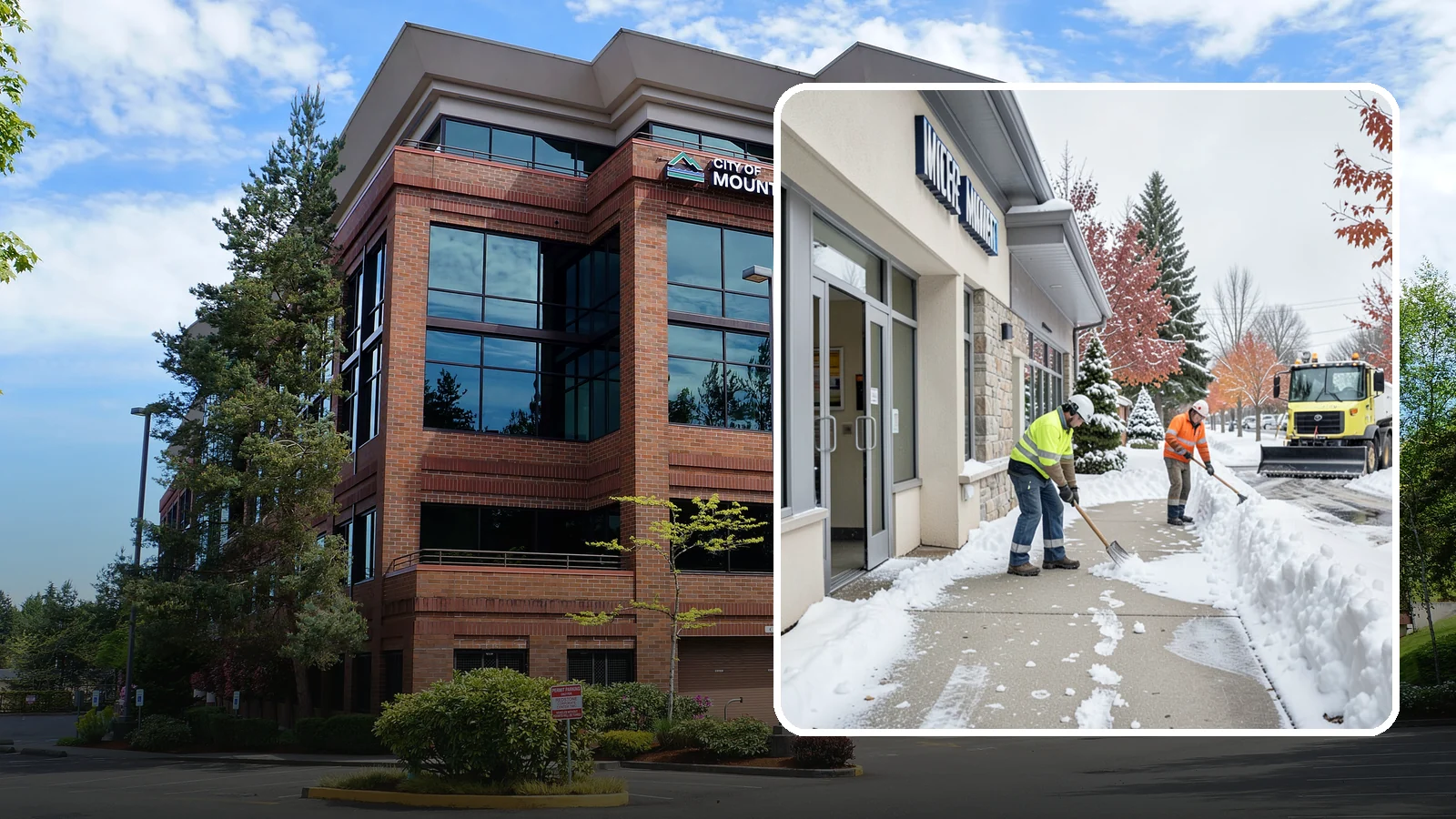Retail Store Sidewalk Clearing in Mountlake Terrace, Snohomish County, WA - Storefront and entrance sidewalk clearing for Western Washington retailers that keeps customers safe and your doors open through...