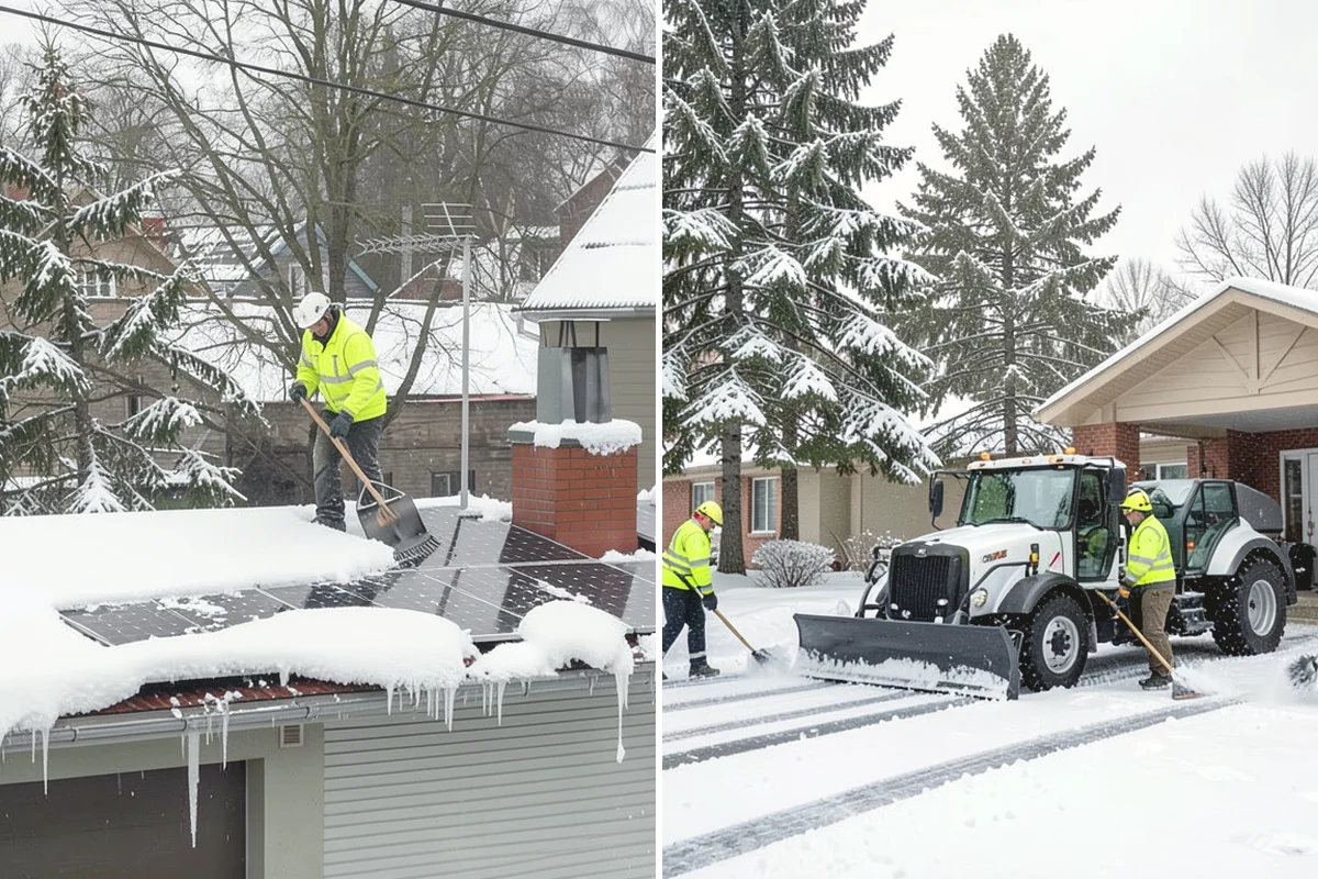 Retail Store Sidewalk Clearing in Mukilteo, Snohomish County, WA - Clear the entry apron and storefront walk before opening