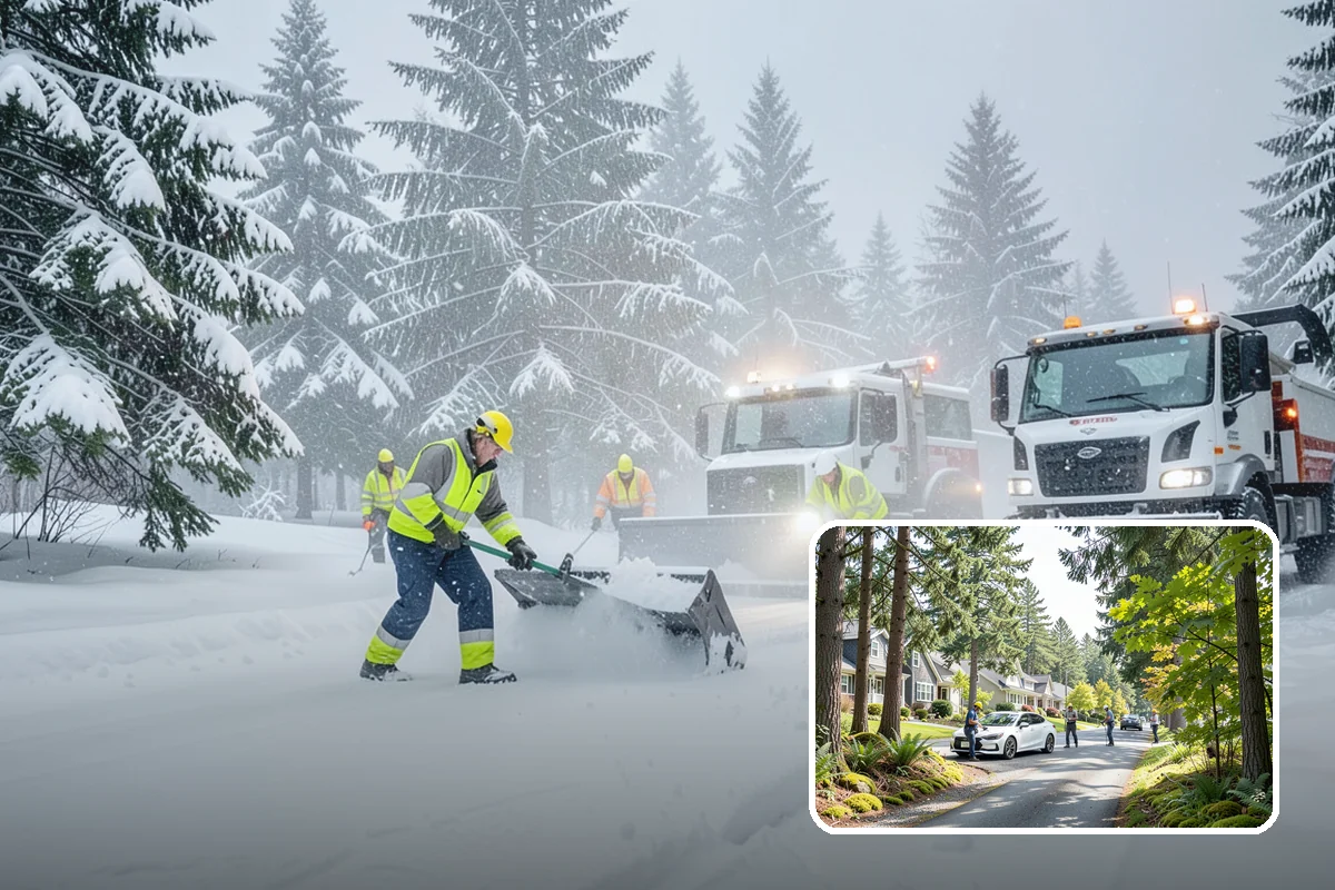 Retail Store Sidewalk Clearing in Normandy Park, King County, WA - Keeps your doors open and customers arriving during winter weather