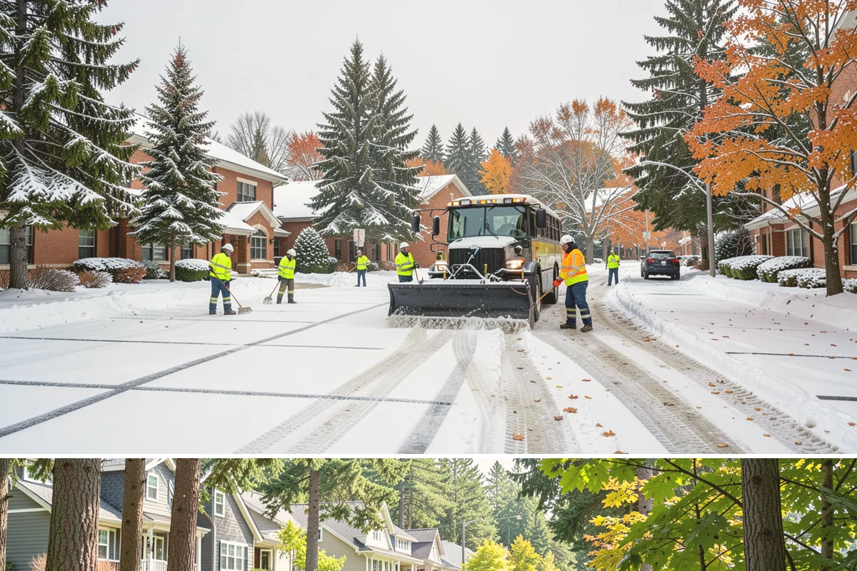 Retail Store Sidewalk Clearing in Normandy Park, King County, WA - Retail sidewalk risk is highest from late November through February, especially during daytime thaw-refreeze that rebuilds ice at...