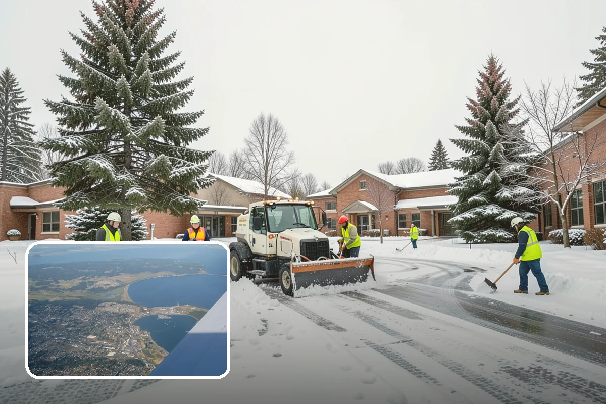 Retail Store Sidewalk Clearing in Oak Harbor, Island County, WA - Keeps your doors open and customers arriving during winter weather
