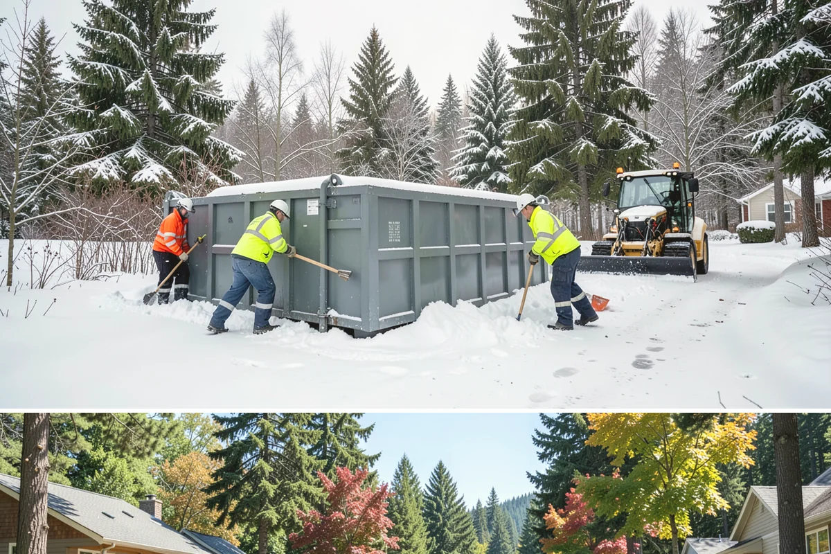 Retail Store Sidewalk Clearing in Orting, Pierce County, WA - Retail sidewalk risk is highest from late November through February, especially during daytime thaw-refreeze that rebuilds ice at...