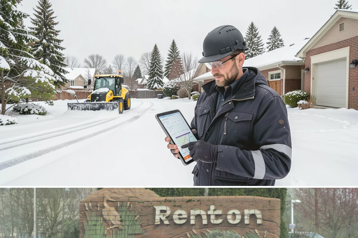 Retail Store Sidewalk Clearing in Renton, King County, WA - Retail sidewalk risk is highest from late November through February, especially during daytime thaw-refreeze that rebuilds ice at...