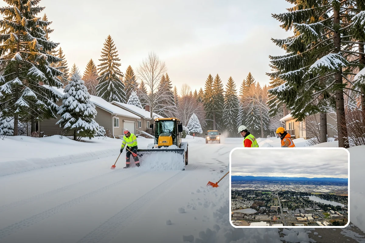 Retail Store Sidewalk Clearing in SeaTac, King County, WA - Keeps your doors open and customers arriving during winter weather