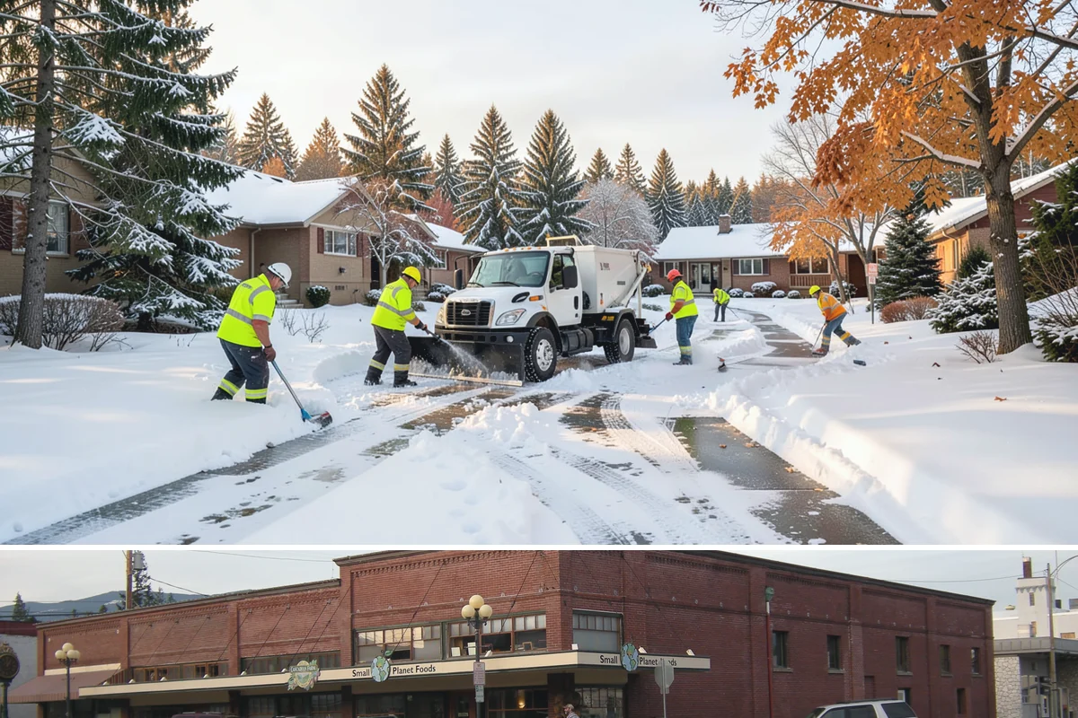 Retail Store Sidewalk Clearing in Sedro-Woolley, Skagit County, WA - Retail sidewalk risk is highest from late November through February, especially during daytime thaw-refreeze that rebuilds ice at...