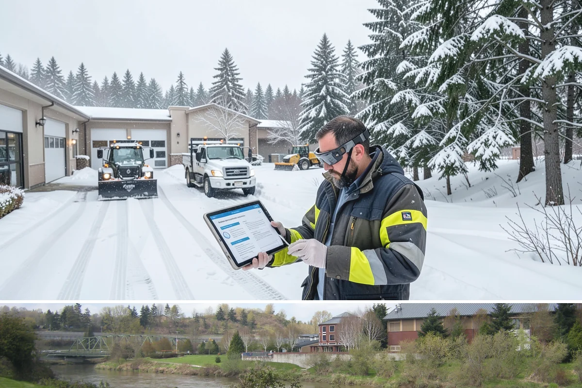 Retail Store Sidewalk Clearing in Tukwila, King County, WA - Retail sidewalk risk is highest from late November through February, especially during daytime thaw-refreeze that rebuilds ice at...