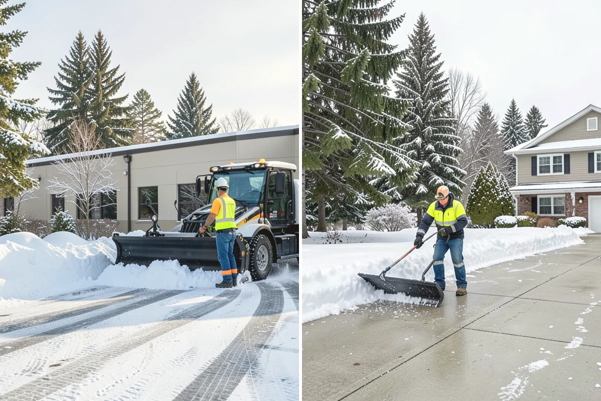 Retail Store Snow Plowing in Black Diamond, King County, WA - Set a pre-open completion time based on your store hours