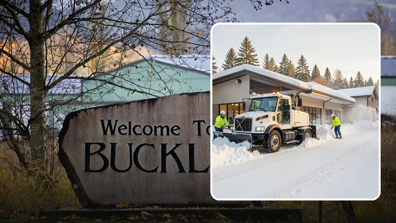 Retail Store Snow Plowing in Buckley, Pierce County, WA - We plow retail storefronts and customer lots before open so shoppers reach your doors on safe, clear pavement.