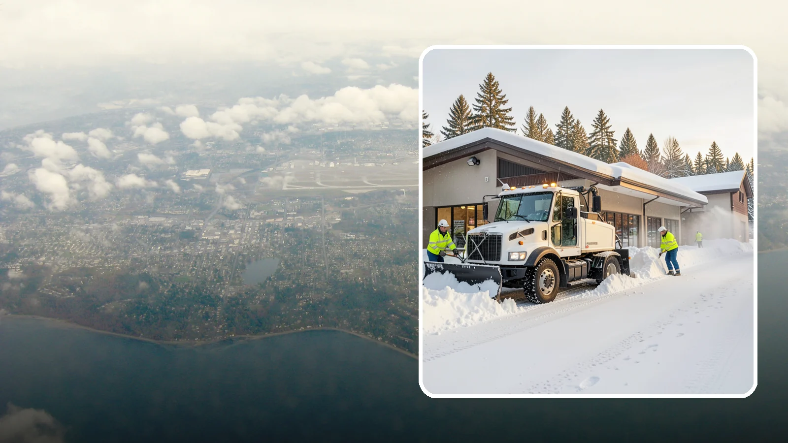 Retail Store Snow Plowing in Burien, King County, WA - We plow retail storefronts and customer lots before open so shoppers reach your doors on safe, clear pavement.