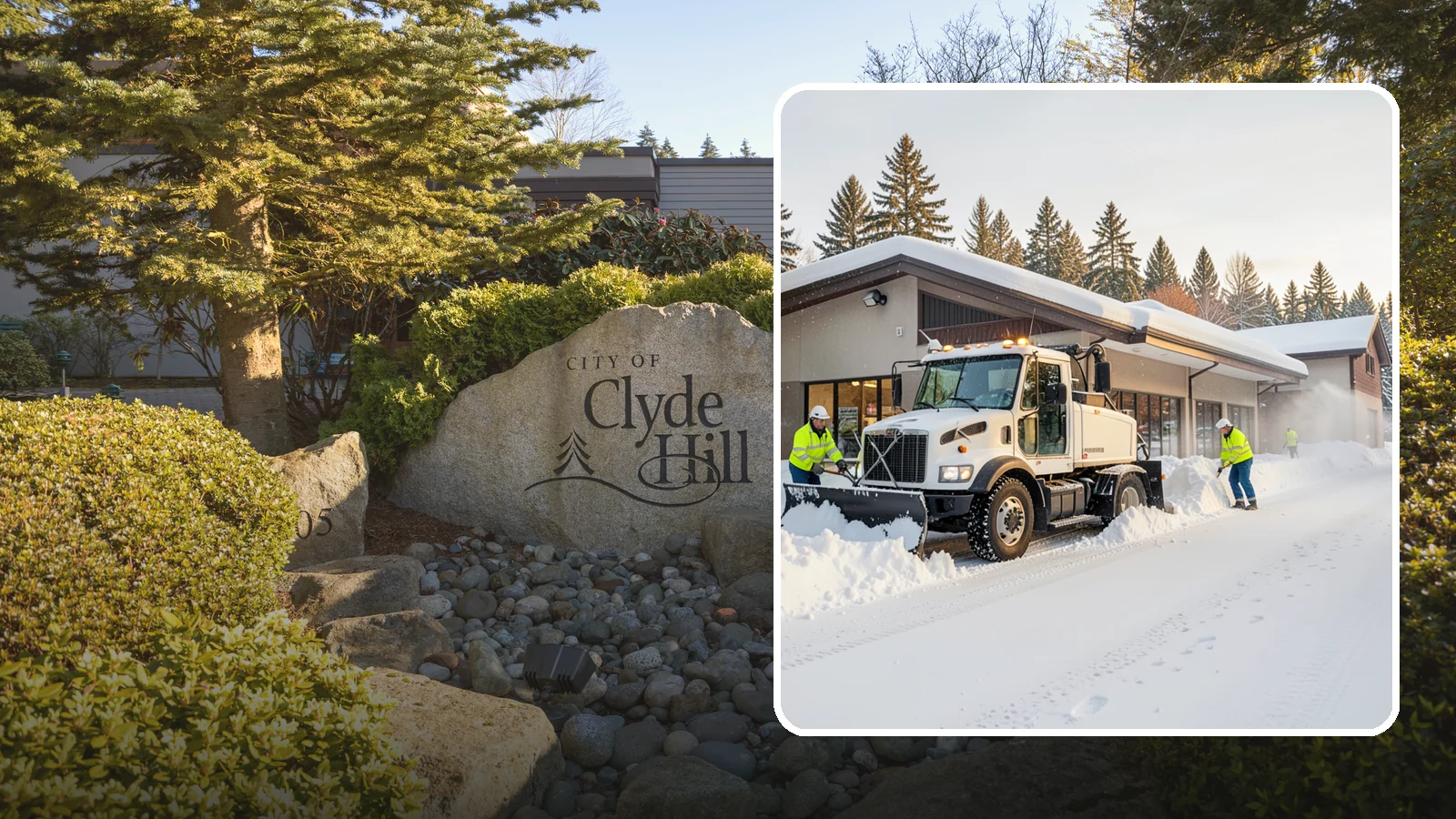 Retail Store Snow Plowing in Clyde Hill, King County, WA - We plow retail storefronts and customer lots before open so shoppers reach your doors on safe, clear pavement.