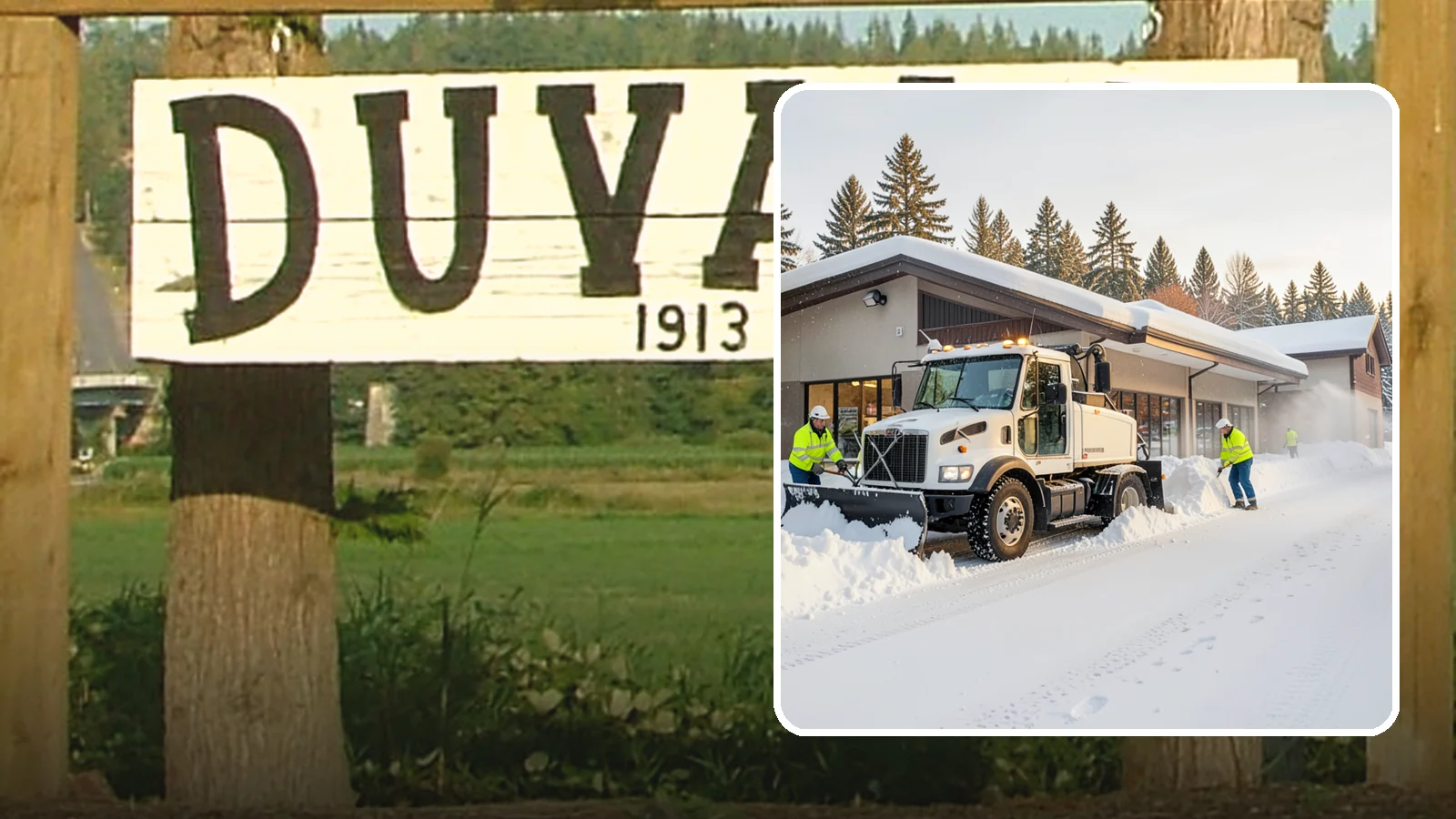Retail Store Snow Plowing in Duvall, King County, WA - We plow retail storefronts and customer lots before open so shoppers reach your doors on safe, clear pavement.