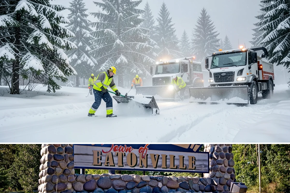 Retail Store Snow Plowing in Eatonville, Pierce County, WA - Line up service before the holiday shopping season so a surprise storm never closes your doors.