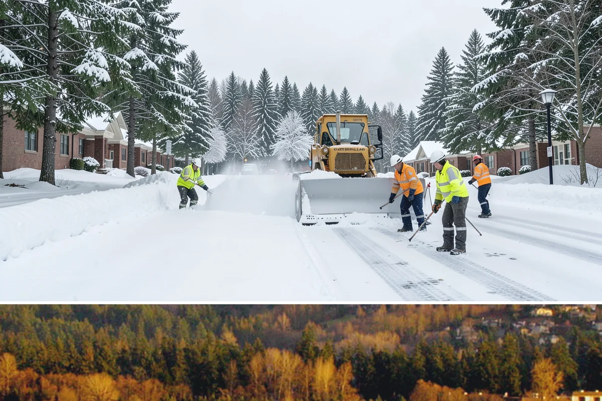 Retail Store Snow Plowing in Kenmore, King County, WA - Line up service before the holiday shopping season so a surprise storm never closes your doors.