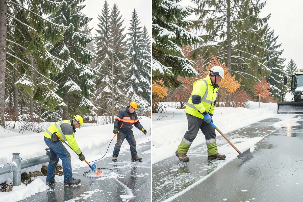 Retail Store Snow Plowing in Kirkland, King County, WA - Set a pre-open completion time based on your store hours