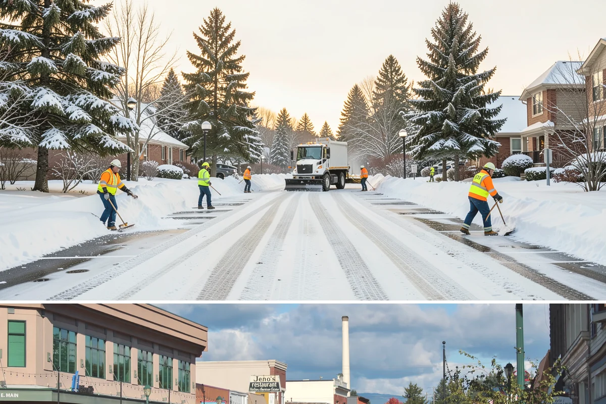 Retail Store Snow Plowing in Monroe, Snohomish County, WA - Line up service before the holiday shopping season so a surprise storm never closes your doors.