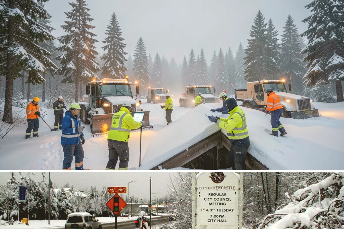 Retail Store Snow Plowing in Newcastle, King County, WA - Line up service before the holiday shopping season so a surprise storm never closes your doors.