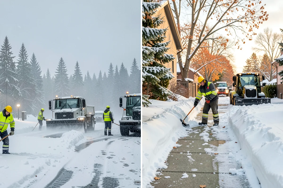 Retail Store Snow Plowing in Normandy Park, King County, WA - Set a pre-open completion time based on your store hours