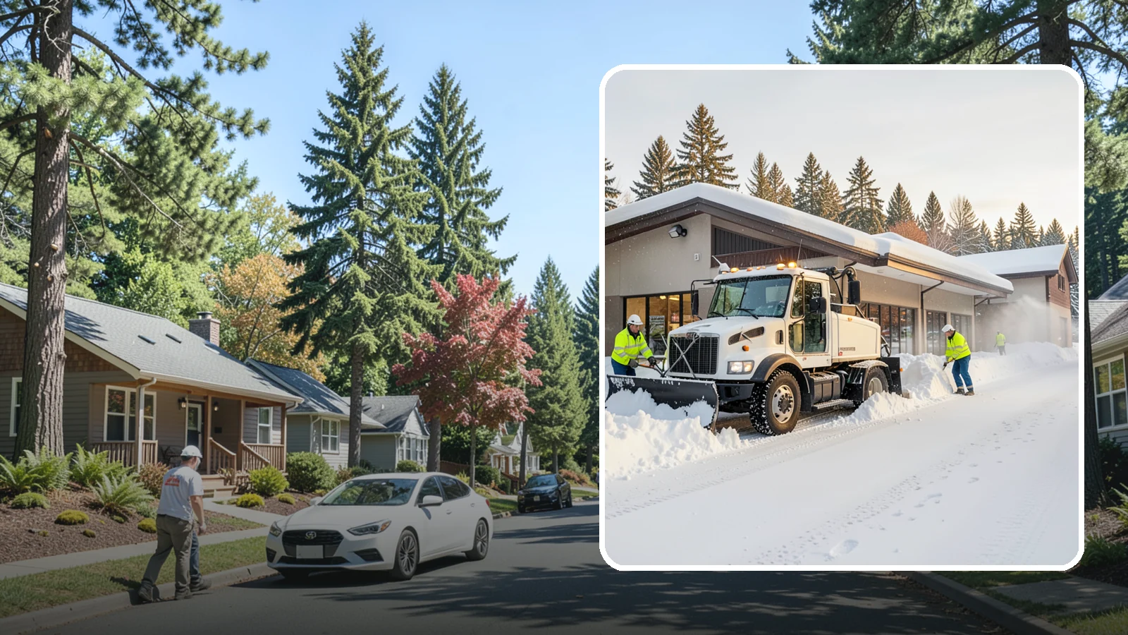 Retail Store Snow Plowing in Orting, Pierce County, WA - We plow retail storefronts and customer lots before open so shoppers reach your doors on safe, clear pavement.