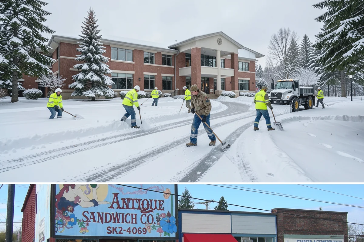 Retail Store Snow Plowing in Ruston, Pierce County, WA - Line up service before the holiday shopping season so a surprise storm never closes your doors.