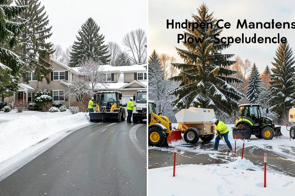 Retail Store Snow Plowing in Snoqualmie, King County, WA - Set a pre-open completion time based on your store hours