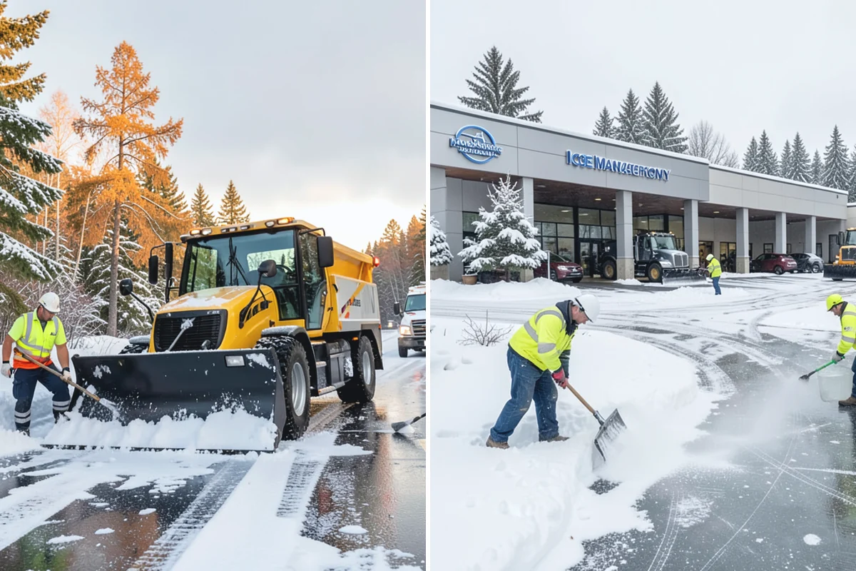 Retail Store Snow Plowing in South Prairie, Pierce County, WA - Set a pre-open completion time based on your store hours
