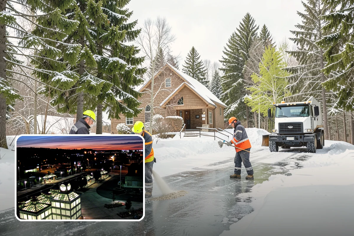 Rock Salt Application in Auburn, King County, WA - Fast, budget-friendly melting for the region's typical above-20-degree ice events
