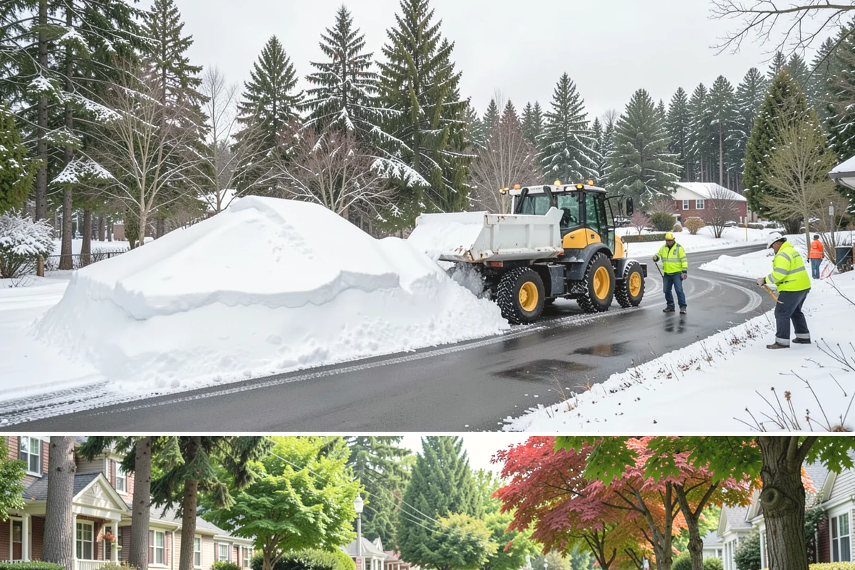 Rock Salt Application in Beaux Arts Village, King County, WA - Most rock salt work in Western Washington falls between late November and February during arctic outflow events and post-frontal...